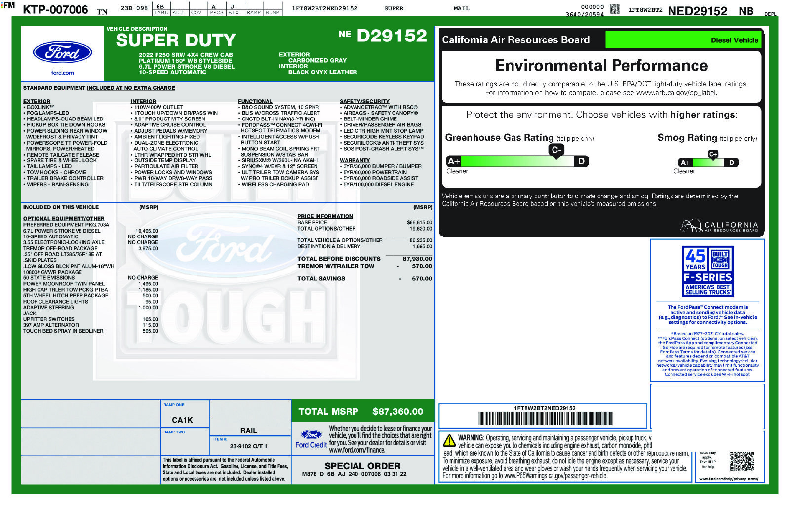 ford f-250 super duty 2022 1FT8W2BT2NED29152 image ford f-250 super duty 2022 1FT8W2BT2NED29152 image